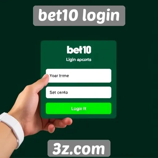 Experiência do usuário no bet10 login